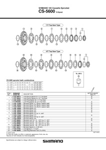 PINION SHIMANO CS-5600 21-24-27T