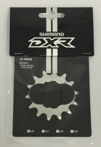 PINION SHIMANO DX CS-MX66 14T CROMAT FARA DISTANTIER SI PIULITA DE FIXARE AMBALAT IND.