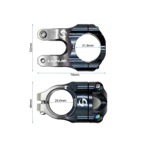 Pipa EWPM-002 31.8mm negru/gri - Img 3