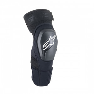 Protectii Genunchi Alpinestars A-Impact Plasma Elite Shield Knee Protector Black White S - Img 2