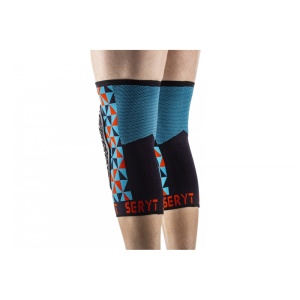 Protectii genunchi Seryt Arlecchino Light-blue Red M - Img 7