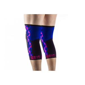Protectii genunchi Seryt Arlecchino Pink Blue S - Img 7