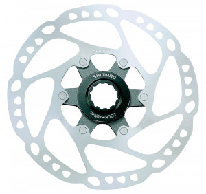 ROTOR PT. FRANA PE DISC SHIMANO DEORE SM-RT64 160MM CU PIULITA CENTER LOCK AMBALAT IND.