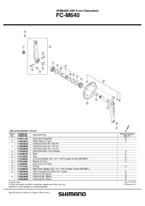 SAIBA PT. PEDALE SHIMANO FC-M640 2 BUC. - Img 2