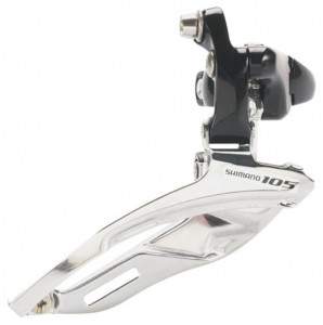 SCHIMBATOR FATA SHIMANO 105 FD-5504-L TRIPLU PT. 9 VIT. PE SPATE COLIER 31.8MM NEGRU VRAC