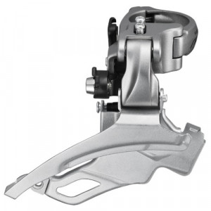 SCHIMBATOR FATA SHIMANO ALIVIO FD-T4000 TRIPLU PT. 9 VIT. PE SPATE DOWN SWING TRAGERE DUBLA COLIER 34.9M (INCL. ADAPTOR 31.8 & 28.6MM) PT. 44/48T CS ANGLE 63-66 AMBALAT IND.