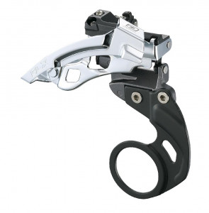 SCHIMBATOR FATA SHIMANO SLX FD-M660-10E E-TYPE TOP SWING TRAGERE DUBLA PT. 42T UNGHI CS 66-69 AMBALAT IND.
