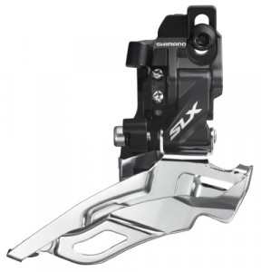 SCHIMBATOR FATA SHIMANO SLX FD-M671-A-D TRIPLU DOWN SWING TRAGERE DUBLA PRINDERE DIRECT MOUNT TYPE PT. 10 VIT. PE SPATE PT. 40/42T UNGHI CS 66-69 AMBALAT IND.
