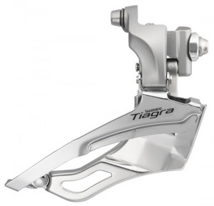 SCHIMBATOR FATA SHIMANO TIAGRA FD-4603 TRIPLU PT. 10 VIT. PE SPATE BRAZED-ON AMBALAT IND.