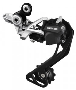SCHIMBATOR SPATE SHIMANO DEORE XT RD-M786-SGS 10 VIT. TOP NORMAL SHADOW PLUS PRINDERE DIRECTA (COMPATIBIL DIRECT MOUNT) ARGINTIU AMBALAT IND.