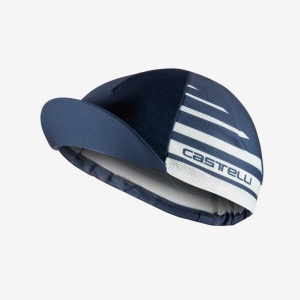 Sepcuta ciclism Castelli Classico Cap, Albastru/gri, UNI