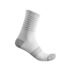 Sosete Castelli Superleggera W12 de dama Alb L/XL 39-41