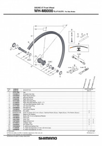 SPITA SHIMANO WH-M8000-TL275 281.5MM & SAIBA SFERICA - Img 2
