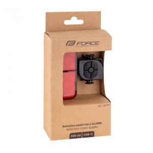 Stop spate Force Alarm 300LM LED USB, cu senzor si alarma - Img 2