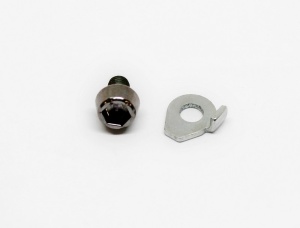 SURUB SI PLACA DE FIXARE CABLU PT SHIMANO RD-M390 - Img 1