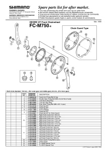 SURUBURI DE FIXARE SHIMANO FC-M750-4 PRINDERE PENTRU DOUA FOI M8X9.2 & PIULITA 4 BUC.