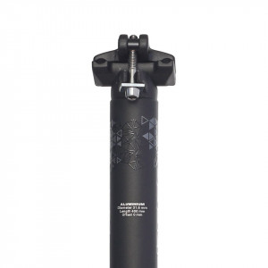 Tija sa CROSSER SP368 31.6x400mm - Black/Grey - Img 2