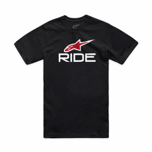 Tricou Alpinestars Ride 4.0 CSF Tee Black/White/Red XXL - Img 2