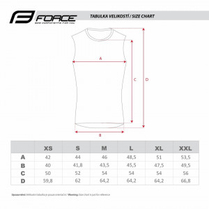 Tricou ciclism fara maneci Force F Acceler, gri/roz, S - Img 4