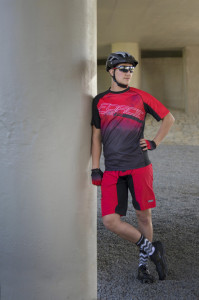 Tricou ciclism Force MTB Core, rosu/negru, 3XL - Img 4