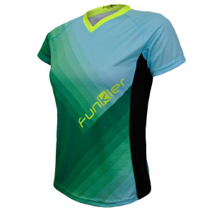 Tricou Ciclism Polo FUNKIER Termoli-W Enduro Women (S/S) - Green/Blue XS - Img 3