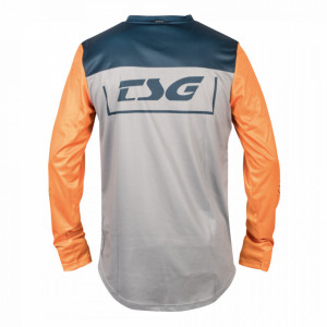 Tricou Ciclism TSG Breeze (L/S) - Blue Orange M - Img 2