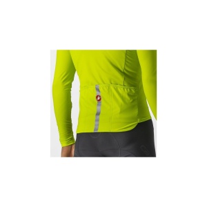 Tricou cu maneca lunga Castelli PRO Thermal Mid LS, Galben Fluo, XL - Img 5