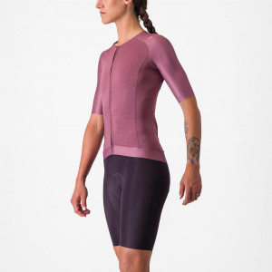 Tricou cu maneca scurta Castelli Aero PRO 7.0 W, de dama, Mov, XS - Img 3