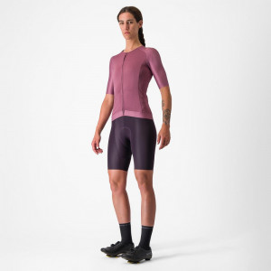 Tricou cu maneca scurta Castelli Aero PRO 7.0 W, de dama, Mov, XS - Img 8