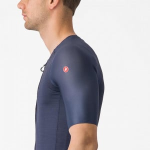 Tricou cu maneca scurta Castelli Aero Race 7.0, Indigo, S - Img 6