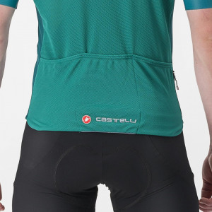 Tricou cu maneca scurta Castelli Endurance Elite, Turcoaz, XXL - Img 3