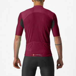 Tricou cu maneca scurta Castelli Endurance Elite, Visiniu, XXL - Img 2