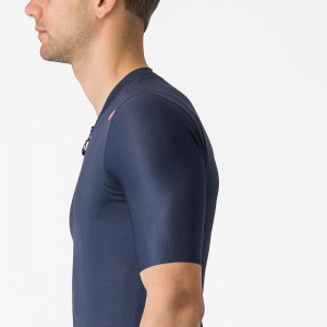 Tricou cu maneca scurta Castelli Espresso, Indigo, XL - Img 6