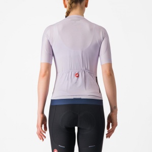 Tricou cu maneca scurta Castelli Espresso W, de dama, Violet, S - Img 2