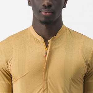 Tricou cu maneca scurta Castelli Unlimited Terra Galben L - Img 4
