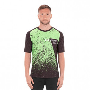 TRICOU CUBE EDGE ROUND NECK JERSEY S/S BLACK GREEN L - Img 2