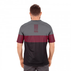 TRICOU CUBE EDGE ROUND-NECK S/S BORDEAUX M - Img 2