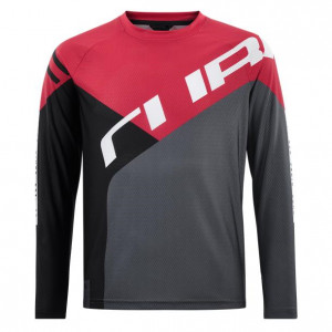 TRICOU CUBE JUNIOR JERSEY L/S BLACK RED L