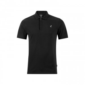 TRICOU CUBE ORGANIC POLO SHIRT BLACK XL L