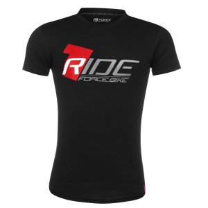 Tricou Force Ride maneci scurte negru XL - Img 6