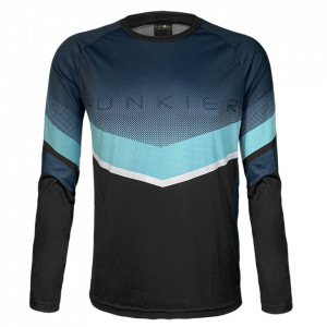 Tricou FUNKIER Turone Enduro LS - Turquoise L - Img 2