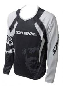 TRICOU SHIMANO SAINT MANECA LUNGA NEGRU/TITANIUM