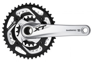 ANGRENAJ PEDALIER SHIMANO DEORE XT FC-M780 42X32X24T BRAT 170MM PT. 10 VIT. PE SPATE HOLLOWTECH 2 FARA CG CU BB ARGINTIU AMBALAT IND.