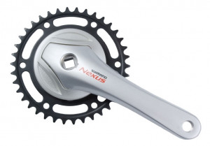 ANGRENAJ PEDALIER SHIMANO NEXUS FC-NX75 38T BRAT 170MM PT. 1 VIT. PE SPATE VRAC