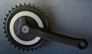ANGRENAJ PEDALIER SHIMANO NEXUS FC-S100 33T BRAT 170MM RING COVER 95MM INCL. SURUBURI & CAPETE VRAC