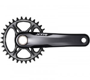 ANGRENAJ PEDALIER SHIMANO XTR FC-M9125-1 FARA FOAIE BRAT 175MM PT. 12 VIT. PE SPATE HOLLOWTECH 2 FARA BUTUC PEDALIER PT. CHAIN LINE 55MM AMBALAT IND.