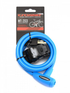 Antifurt Cablu CROSSER MT 203 10mm/180cm - Blue