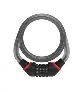 Antifurt Cablu ZEFAL K-Traz C9 Cifru 15mm/185cm - Grey/Black