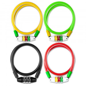 ANTIFURT CU CIFRU RFR COMBINATION LOCK JUNIOR Rosu/verde 10x600mm