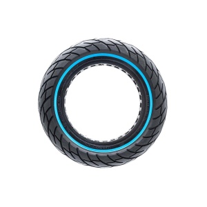 Anvelopa plina ultra-usoara 10x2.5 pentru jante 34mm Negru/Albastru - Img 3